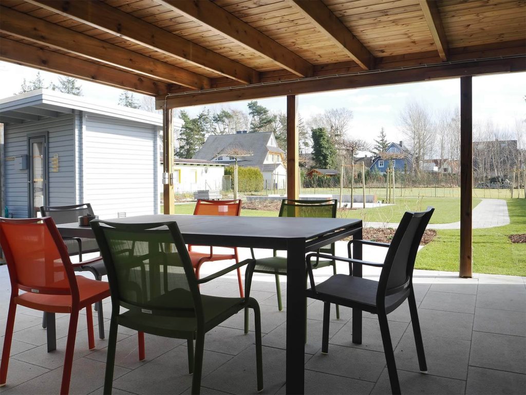 Überdachte Terrasse