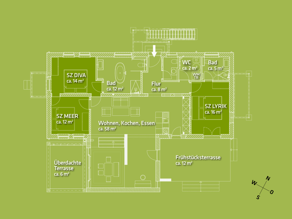 Grundriss Schlafzimmer EG