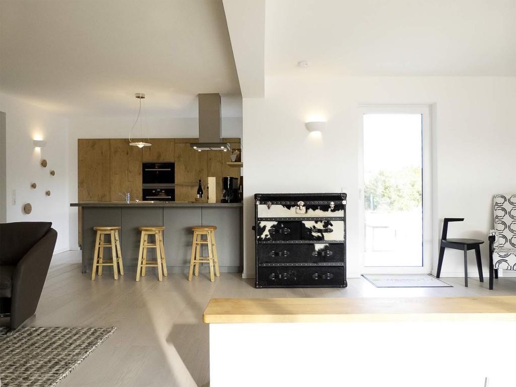 Wohnraum mit Kücheninsel